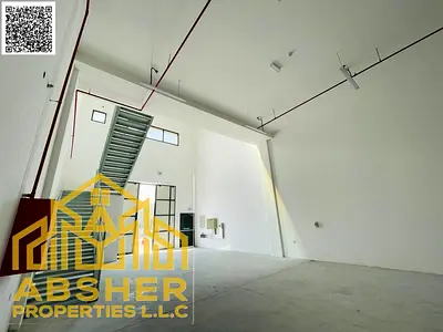Excellent Warehouse for Rent in Al Jurf 3 | Area: 3,000 sq. ft. | RCC Mezzanine | 62 kVA Power | 12m Height