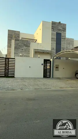 🏠 فيلا مفروش للايجار في الحليو2 بعجمان | 4 غرف ماستر ومجلس وصاله وغرفه خادمه وروف