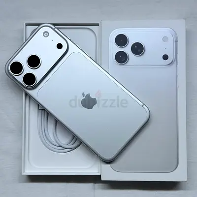 I Phone 18 Pro Max 2TB Silver Apple Care+