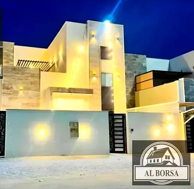 🏡 Villa for rent in Al Zahia, 4 bedrooms, living room, hall, maid's room and storage. 100,000 AED in 4 installments, ready to move in.