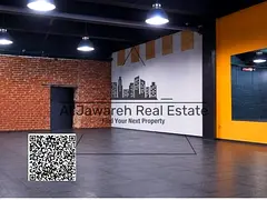 A large shop with a mezzanine is available for rent in Al Jurf 1, Ajman