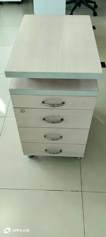 Wooden Office Mobile Pedestal Drawer Unit – 4 Drawers