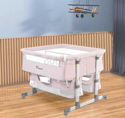 Tenkum Twin Bedside Fellow Crib - Ivory