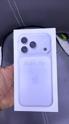 Iphone 17pro 256gb silver box piece