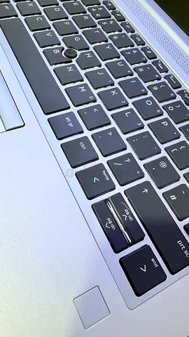 Used laptop keyboard deck with trackpoint and fingerprint reader