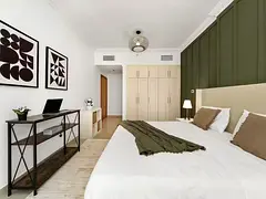 Master room for rent in JVC, on the second floor of a villa, with bathroom, dressing balcony 6000