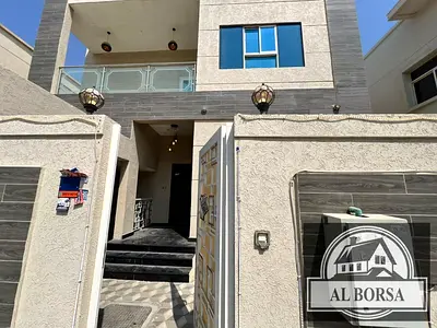 Villa for rent in Al-Yasmeen featuring 5 bedrooms, a majlis, a living area, a kitchen, and a maid's room.