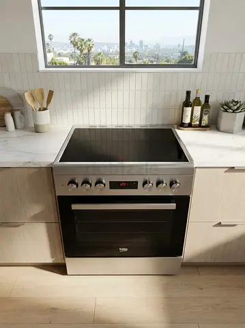 Beko 60cm Ceramic Electric Cooking Range – 4 Ceramic Hobs | Delivery & Warranty