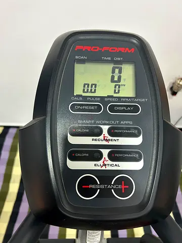 Used Elliptical Trainer with adjustable Seat and paddle — Good Working Condition