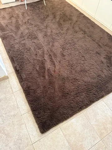 Large brown carpet