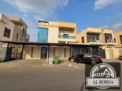 🏡 Villa for rent in Al Yasmin, Ajman | 5 master bedrooms | Living room and majlis | Maid's room | AED 120,000 per year