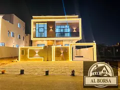 For sale in Al-Haliyo 2, a villa with 7 master bedrooms, a majlis, 2 living rooms, two floors, and a