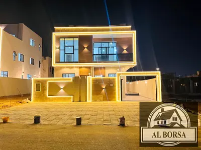 للبيع في الحليو 2 فيلا 7 غرف ماستر مجلس و 2 صاله طابقين وروف