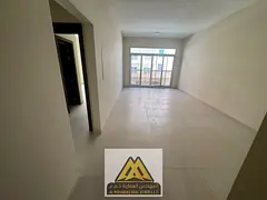 A brand-new first-occupant 2-bedroom apartment is available for annual rent in Al Jurf Industrial 3,
