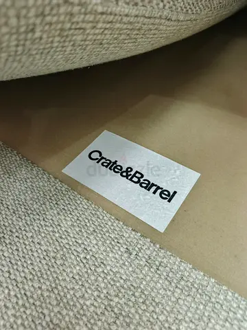 Perfect condition crate&barrel three seater sofa