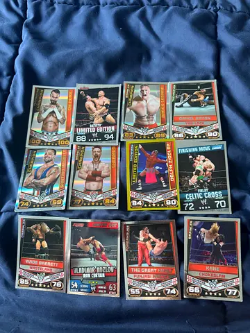 WWE Slam Attax Trading Cards – Rare & Special Cards Collection