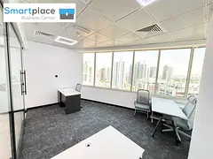 FULLY FURNISHED OFFICE | 250 SQFT | NEAR METRO | PRIME LOCATION | BARSHA HEIGHTS