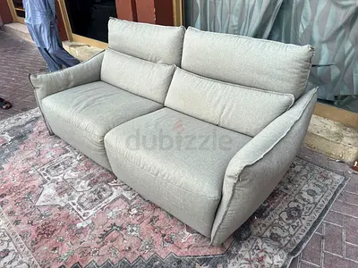Stylish Comfort Marina Home Two Seater Sofa Beige