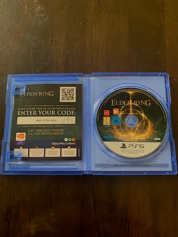 Elden Ring PS5 disc - case included almost new only used ones