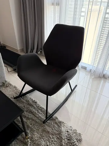 Modern Black Accent Lounge Rocking Chair - Pristine Condition