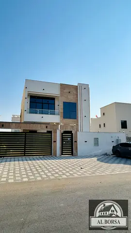For rent in Al Zahia: a spacious villa featuring 3 bedrooms, a majlis, a living area, a kitchen, and a maid's room.