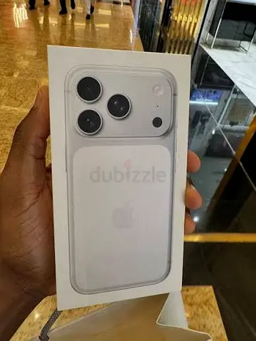 I phone 17 pro max 256 gb sealed box white colour