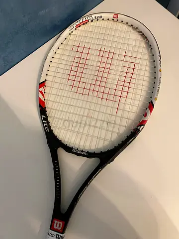 Wilson tennis racquet.  New overgrip