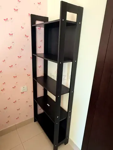 IKEA| Tall 5-Shelf Dark Brown Wooden Bookcase / Display Shelf - Good Condition