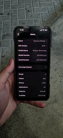 I phone 16 pro max desert titinium