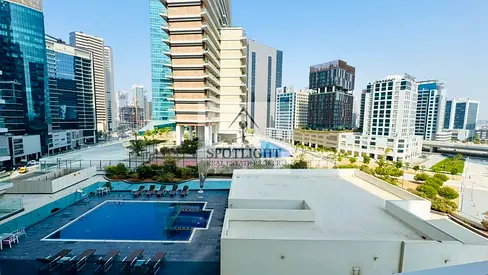 Furnished Studio | Pool View | Rented
