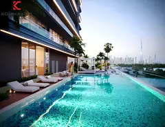 Waterfront 1BR Apartment | Skyline & Lagoon Views