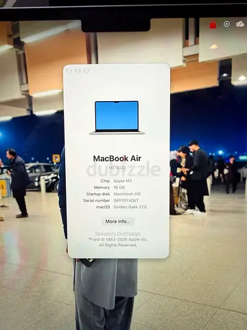 Macbook Air M2 16GB 256Gb