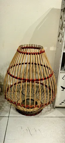 Handmade Rattan/Wicker Decorative Lantern or Plant Holder