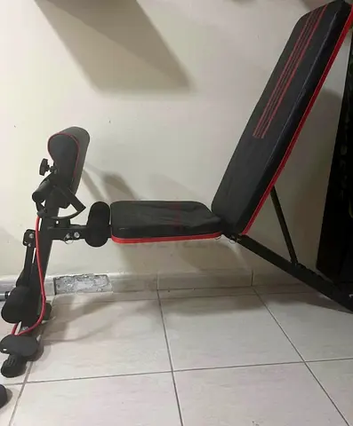 Adjustable Workout Bench with Leg Developer - Very Good Condition-