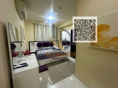 🏢 للإيجار الشهري: استوديو مفروش ومميز في الروضة - مقابل الشروق مول مباشر