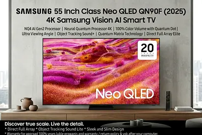 Samsung 55 inch Neo QLED QN90F 4K Smart TV (2025) - Excellent Condition