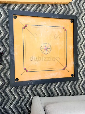Wooden Carrom Board - Standard Size, Brand New