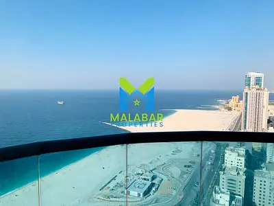 فرصة مميزة لامتلاك شقة فاخرة مكونة من غرفتي نوم في عجمان كورنيش ريزيدنس، بإطلالات رائعة على البحر والمدينة.
