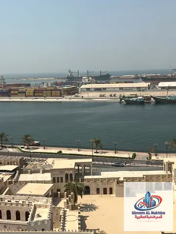 2-bedroom apartment in Al Shuwaiheen with two balconies, close to Sharjah Corniche, markets and daily services. Building with CCTV and security. No AC