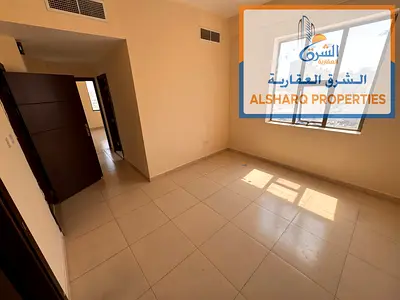 Master bedroom, 2 bathrooms, central air conditioning, second row from the Ajman Corniche, easy acc