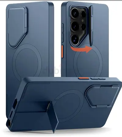 SURITCH Magnetic Case Compatible with Samsung Galaxy S25 Ultra, with Camera Cover & Adjustable Metal