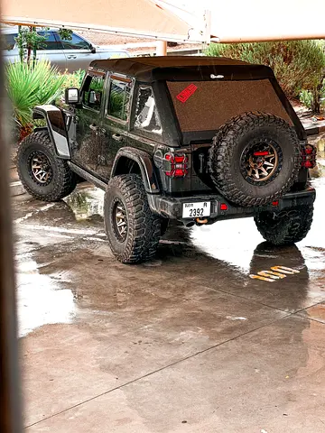 Best top wrangler JL 4 door tinted Twill soft top