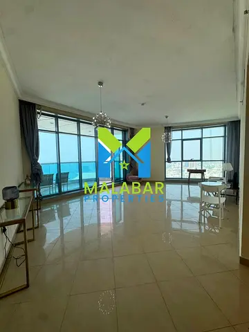 شقة فاخرة من غرفتي نوم للإيجار في كورنيش عجمان ريسيدنس
