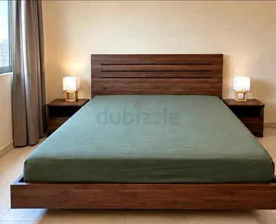 Bedframe for sale + nightstands