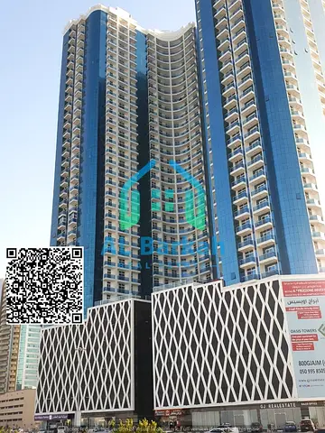 🔥 STUDIO FOR SALE BY INSTALLMENTS | OASIS TOWER 1 – AJMAN | 550 SQ.FT | AED 360,000