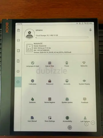 Onyx Boox NoteAir3 e-ink Android Tablet - Good Condition