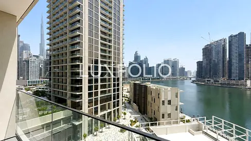 Canal and Burj Khalifa View | Brand New | Vacant