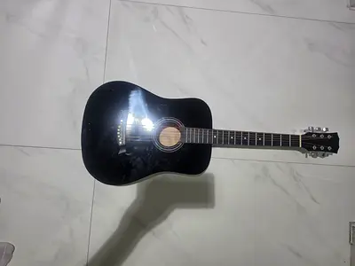 Black Acoustic Guitar