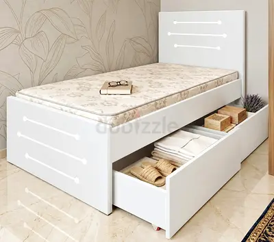 Brand new Single size Drawer Storage bed including Mattress Available