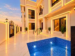 Corner villa for sale – two floors, roof terrace, and swimming pool; registration and ownership tr